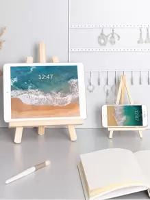 1 giá vẽ gỗ mini - Màu vàng - Xem 1