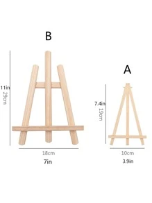 1 giá vẽ gỗ mini - Màu vàng - Xem 4