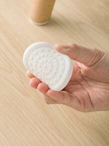 4pcs/set Silicone Table Food Protective Pad, Creative Heart Textured Round Chair Food Protective Mat For Household - White - View 1