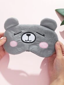 1 pieza Antifaz con diseño de oso de dibujos animados - Multicolor - Ver 2