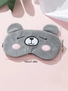 1 pieza Antifaz con diseño de oso de dibujos animados - Multicolor - Ver 5