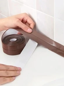 1 Pieza Cinta Para Sellar Las Costuras De Fregadero De Cocina Y Baño, Cinta Resistente A La Humedad Y A Los Mohos De Color Marrón - Marrón - Ver 1