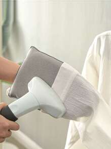 1件迷你手持熨衣板、熨衣垫、熨衣手套，适用于熨烫衣物 - 灰色 - 查看 2