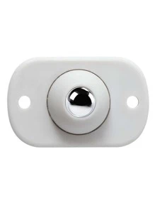 4pcs/set ABS Universal Wheel, Minimalist Swivel Caster Wheel For Home - White - View 1