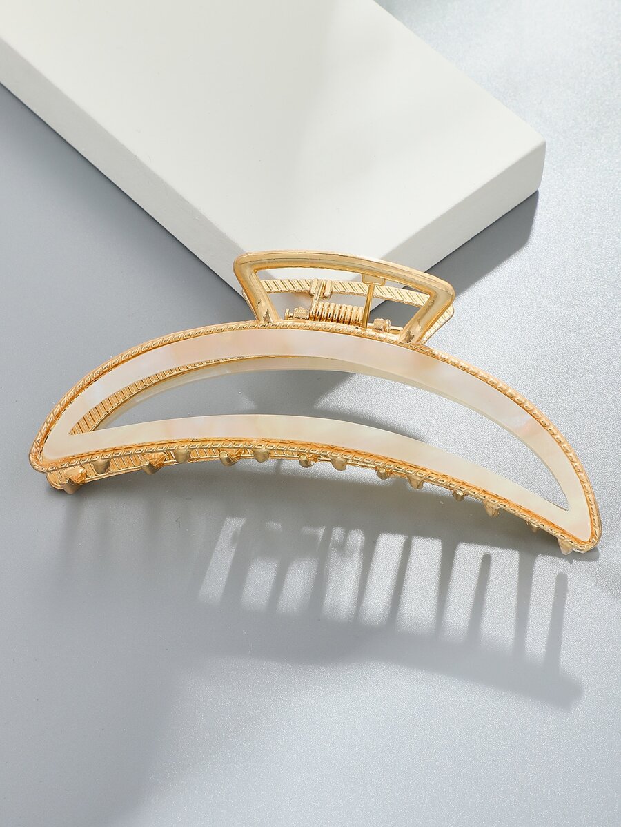 Vuốt tóc tối giản - trắng - Xem 1