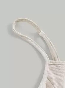 SHEIN x Marika Sila SHEIN MOD Solid Crop Cami Top