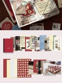 1 bộ Công cụ tài khoản tay mẫu hỗn hợp - Cà phê nâu - Xem 3