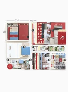 1 bộ Công cụ tài khoản tay mẫu hỗn hợp - Cà phê nâu - Xem 4