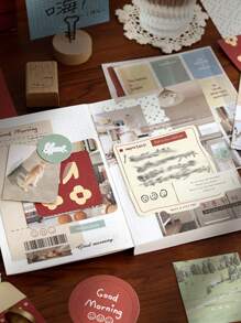 1 bộ Công cụ tài khoản tay mẫu hỗn hợp - Cà phê nâu - Xem 5