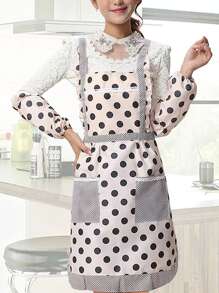 1入組波點圖案圍裙 - 彩色 - 查看 6