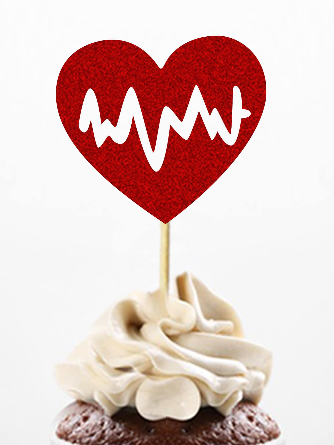 12pcs Hospital Theme Cake Topper, Paper Cake Top Decoration For Party