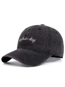 Men Letter Embroidered Baseball Cap