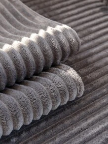 1 件法兰绒加厚毛绒沙发垫，时尚、柔软亲肤、四季使用、防滑、纯色、毛皮保护，防止猫抓伤，温暖舒适的沙发套（单独出售） - 深灰色 - 查看 5