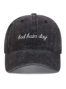 Men Letter Embroidered Baseball Cap