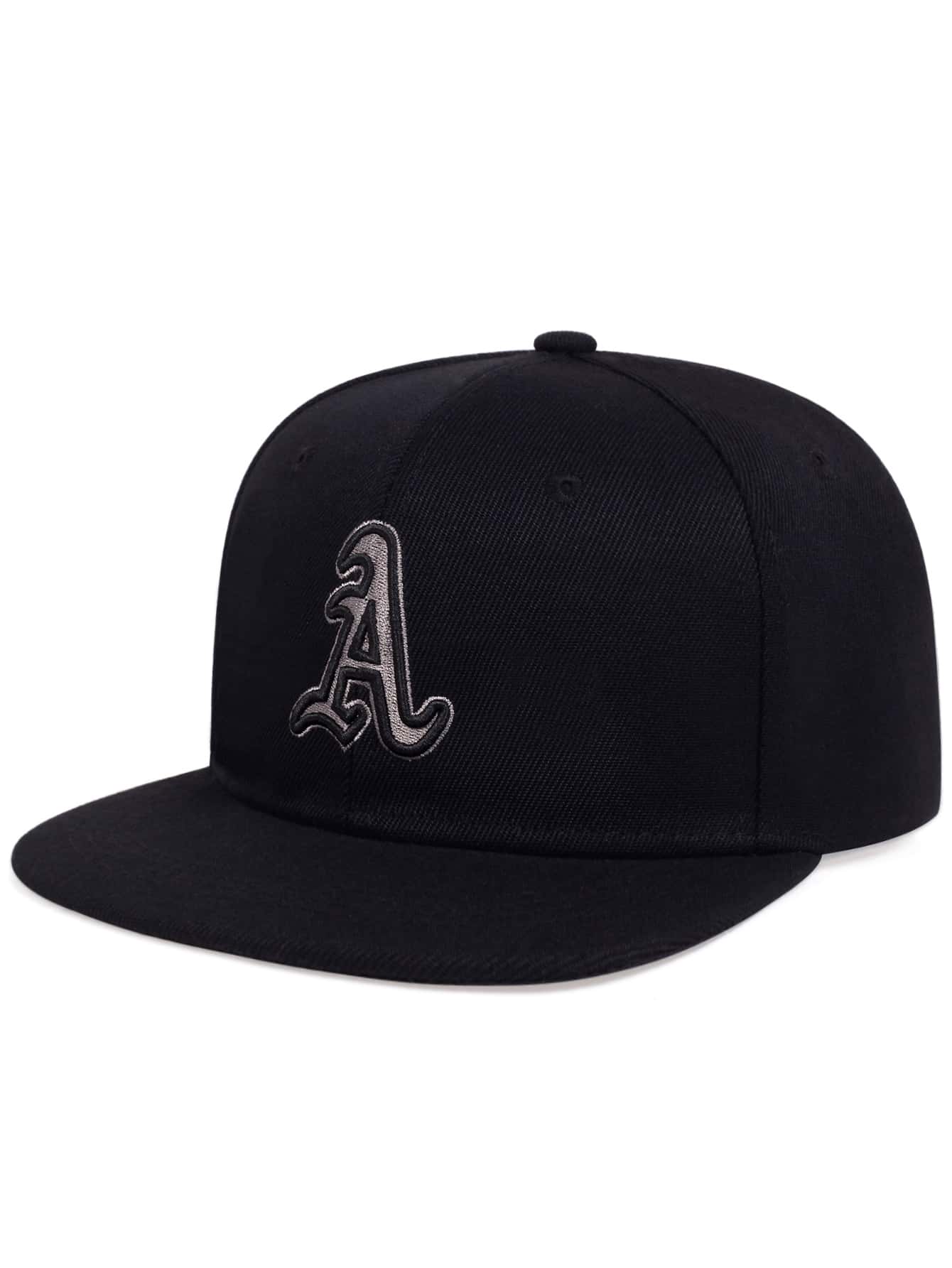 1入組男士字母刺繡休閒風格嘻哈帽適用於日常生活和戶外