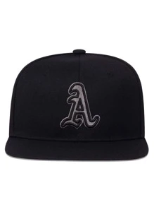 1入組男士字母刺繡休閒風格嘻哈帽適用於日常生活和戶外