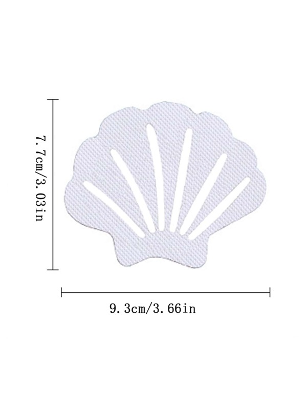 20pcs/set PEVA Bathtub Applique, Modern Shell Pattern Bathtub Sticker