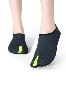 Calcetines Hombre color combinado Tabi Aqua - Negro - Ver 3