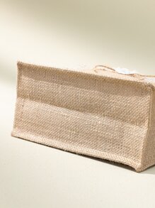 1pc Polyester Gift Bag, Creative Faux Pearl & Heart Design Gift Wrapping Bag For Party - Multicolor - View 5