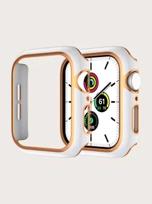 適用於38/40/41/42/44/45/49毫米的蘋果手錶pc保護殼，與蘋果手錶Ultra/Se/8/7/6/5/4/3/2/1兼容 - 彩色 - 查看 1