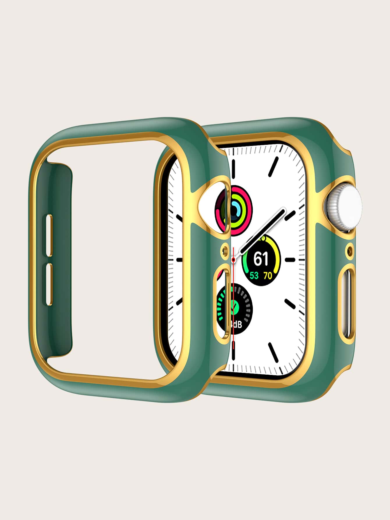 Apple Watch 電腦保護殼適用於 38/40/41/42/44/45/49 毫米,相容於 Apple Watch Ultra/se/8/7/6/5/4/3/2/1 - 彩色 - 查看 1