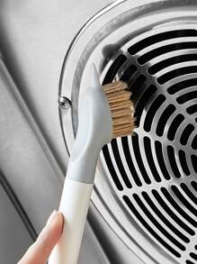 1 pieza cepillo de limpieza de estufa multifunción, cepillo de limpieza de polvo blanco simple para cocina - Blanco - Ver 8