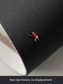 1pc Letter Graphic Absorbent Faucet Mat, Modern Letter & Leaf Print Faucet Drain Mat For Household - White - View 4