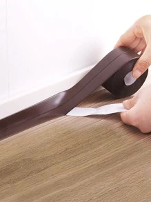 1pc PVC Sealing Strip, Minimalist Waterproof Sealant Tape For Home - Brown - View 1