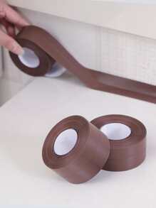 1pc PVC Sealing Strip, Minimalist Waterproof Sealant Tape For Home - Brown - View 2