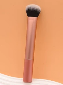 1pc Multi-Function Makeup Brush - Soft Fiber Bristles Foundation Blush Powder Brush For Daily Makeup Application,Foundation Brush,Concealer Brush,Blush Brush,Contour Brush,Blush Brush,Bronzer Brush,Powder Brush,Foundation Brush,Blush Brush - Hot Pink - View 1