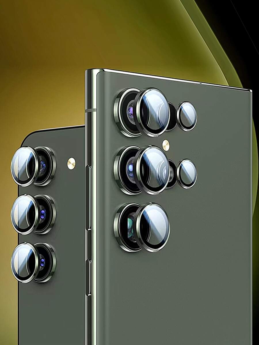 1 miếng bảo vệ ống kính Tương thích với Samsung S22/S23 Ultra - màu xanh lá - Xem 1