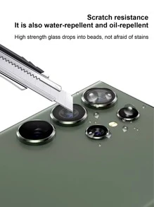1 miếng bảo vệ ống kính Tương thích với Samsung S22/S23 Ultra - màu xanh lá - Xem 5