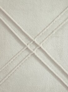 1 Pom Pom Trang Trí Đệm Không Chất Độn, Màu Trắng Đơn Giản Đệm Trang Trí Cho Giường, Ghế Sofa - Màu be - Xem 5