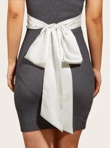 可愛的1入組女性實心時尚繩帶，用於裝飾