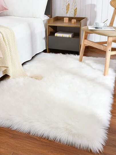 Faux Fur Rug Washable Fluffy Rug Throw Rugs For Living Room Runner Rug Shag Nursery Kids Rug Furry Carpet For Bedroom Decor Sheepskin Fur Rugs For Bedroom Aesthetic