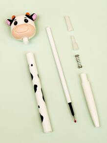 2入組奶牛裝飾中性筆 - 黑色 - 查看 4