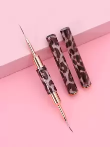 Nail Drawing Pen,1PC Dual End Nail Art Pen Brush,Painting Drawing Liner Nail Tools,Manicure Tool Nail Handle Brushes ,For Home Use And Professional Nail Salon - Multicolor - View 5