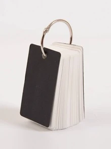 100 piezas Papel de nota portátil - Blanco - Ver 1