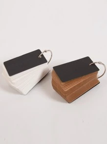 100 piezas Papel de nota portátil - Blanco - Ver 2