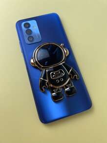 1pc Astronaut Design Stand-Out Phone Grip - Navy Blue - View 1