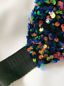 Cangurera con lentejuelas miedoso - Verde - Ver 6