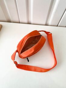 Minimalist Bum Bag Mini Neon Orange For Sport - Orange - View 5