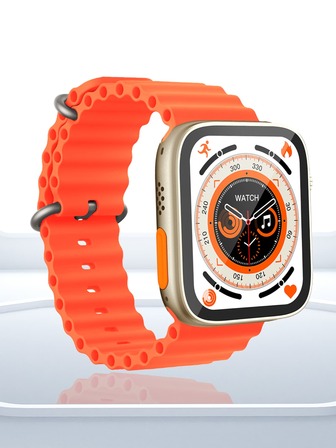 心率監測方形智能手錶