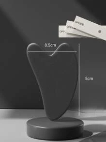 心形刮痧板 - 黑色 - 查看 3