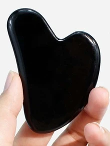 心形刮痧板 - 黑色 - 查看 4