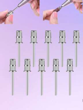 Nail Drill Bits Set, 10pcs Nail Bits For Nail Drill E-File, Bits Manicure Pedicure Remover Tools For Acrylic Gel Nails, Salon Home Nail Care Supplies For Acrylic Nail Gel Fast Remove,Nail Supplies,Nail Tools,Nail Art Tools,Back To School,Nails,Nail Tools For Press On Nails