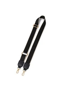 Adjustable Bag Strap Contrast Trim For Bag - Black and White - View 3