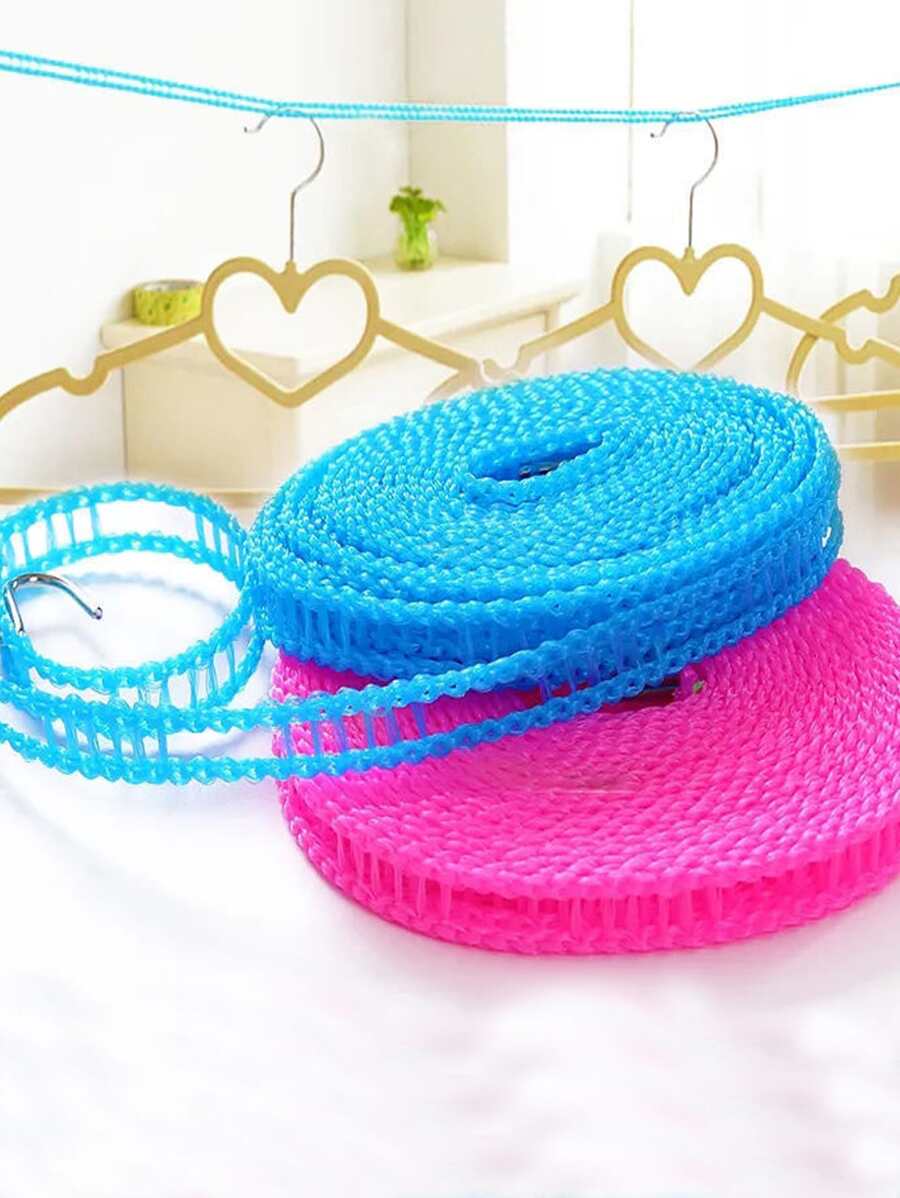 1pc 500CM Solid Color Clothesline, Polyamide Anti-slip Clothesline For Household - Multicolor - View 1