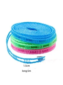 1pc 500CM Solid Color Clothesline, Polyamide Anti-slip Clothesline For Household - Multicolor - View 2