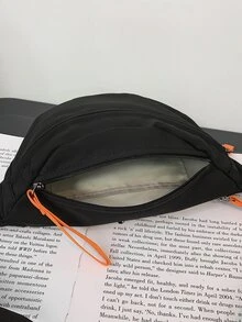 拉鍊前腰包休閒適合日常生活